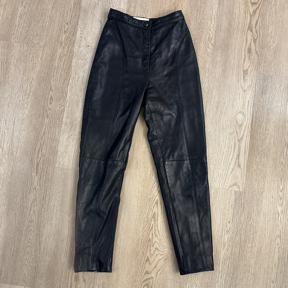 Vintage Genuine Leather Pants